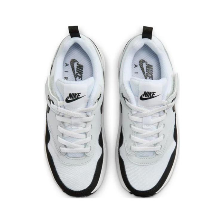 Nike Air Max 1 EasyOn PS Pure Platinum Schwarz Kinder Sneaker Weiß DZ3308-106