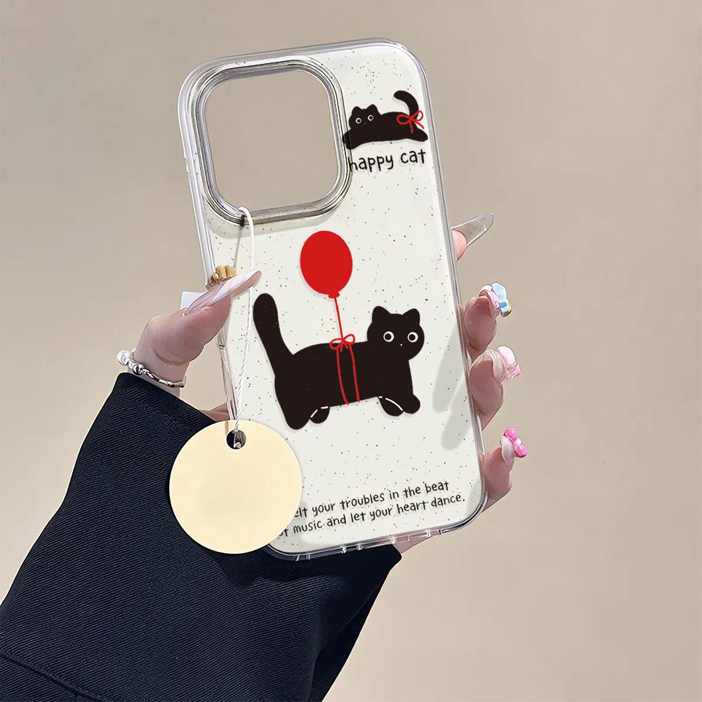 Painted Phone Case for iPhone 12 13 15 16 iPhone 16 12 13 14 15 Pro  14 15 16 Pro Max Coverage Shockproof Anti-Fingerprint Fresh Style Protective Case