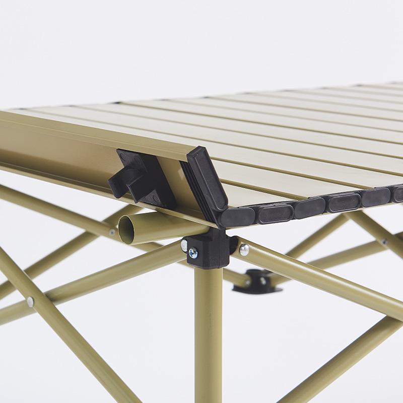 Portable Folding Outdoor Camping Table – Egg Roll Design for Picnic and Barbecue.