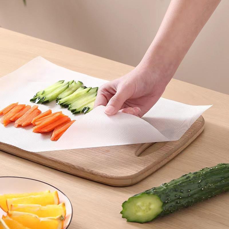 Disposable Cutting Board Mat Portable Kitchen Chopping Board Pad With Cutting Sliding Knife Chopping Board Paper For Cut Food