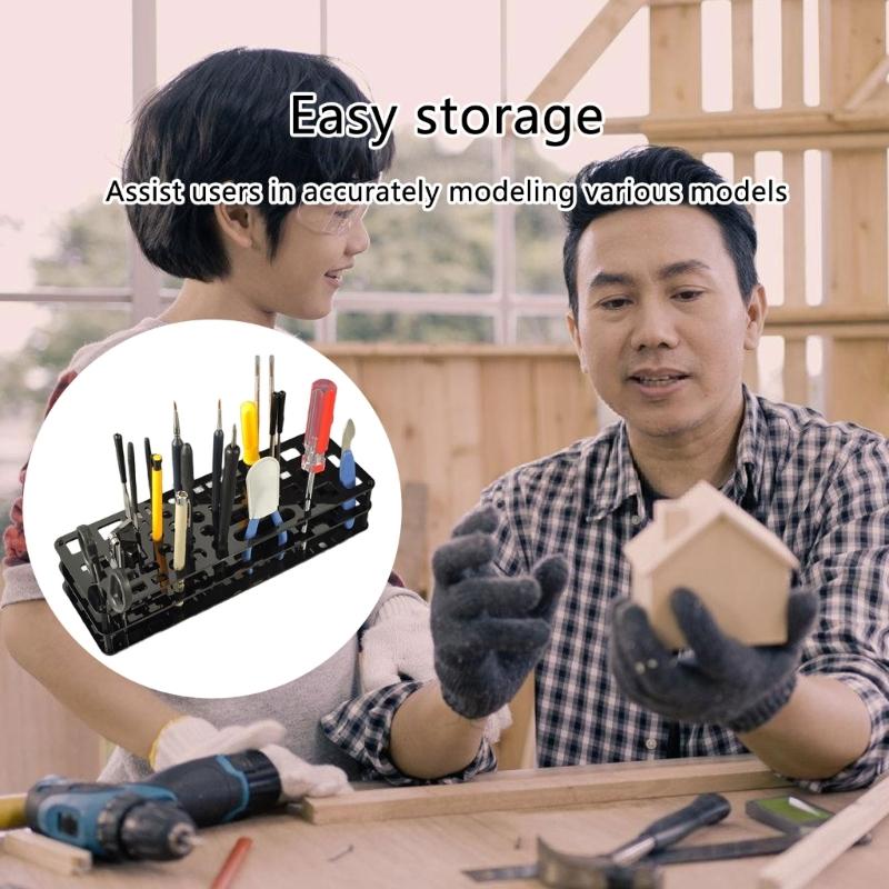 Screwdriver Organizers Multifunctional Tool Holder Screwdriver Storage Rack Tool Stand Shelf Easy To Install for Tool