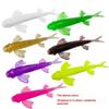 10Pcs Lure Set Floating Tpe Butterfly Swimbait Fork Tail Soft Lure Black Pit Bass Perch Chub Fishing Bait 65Mm1.3G