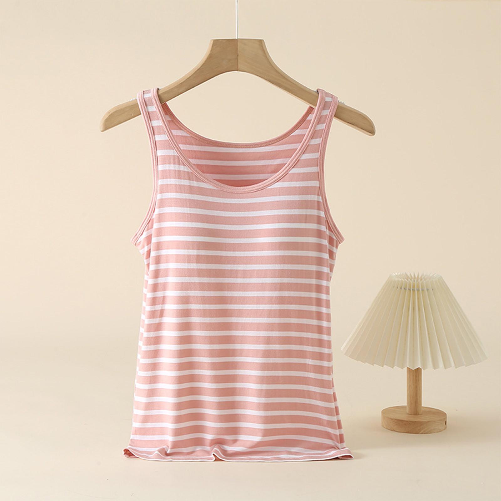 

Женское летнее полосатое свободное пляжное повседневное платье-жилет с круглым вырезом, элегантная рубашка с коротким рукавом M розовый