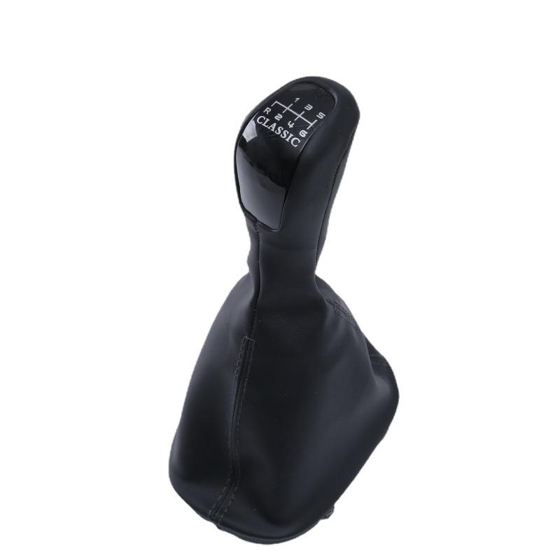 Durable Black Leather Shift Knob Cover for Mercedes Manual Transmission