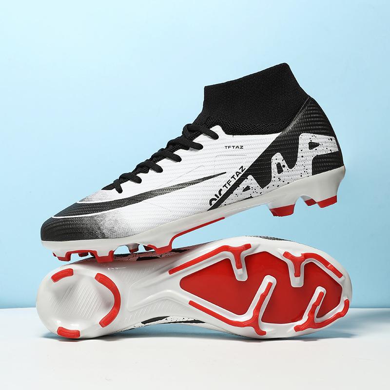 2025 Seamless Flying Weave Thorn T16 Football Shoes Long Nails Broken Nails Male and Female Youth Outdoor Training Sneakers