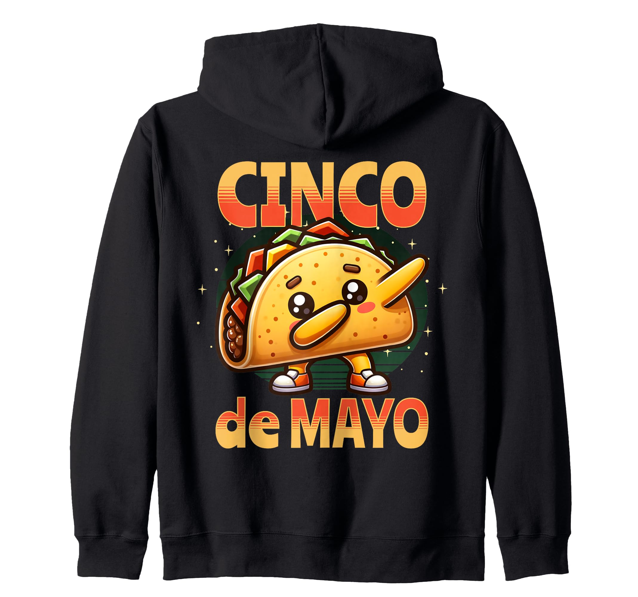 Dabbing Taco Funny Cinco de Mayo Fiesta Boys Girls Zip Hoodie