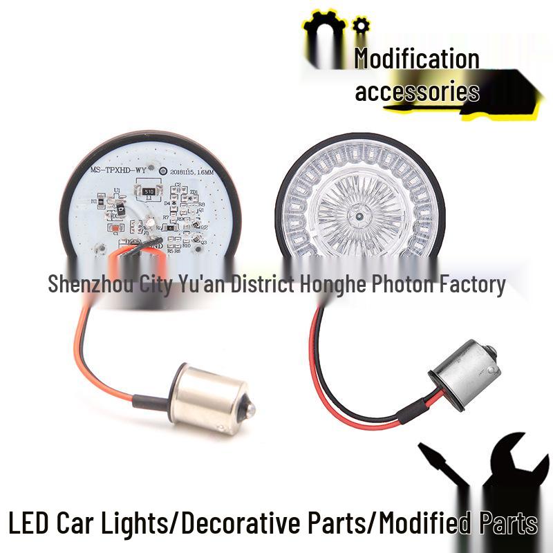 Harley 1156 LED Blinker vorne & hinten - Rotes Tagfahrlicht