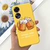For Oppo A78 4G Case CPH2565 Cute Dinosaur Cartoon Painted Cover Soft Silicone Phone Case For Oppo A78 A 78 OppoA78 4G 5G Fundas