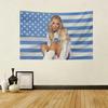 1 Pc Megan Moroney Pink American Funny Cameron Flag Tapestry Poster  Perfect Decor  Gift for College Dorm Room Scene Backdrop