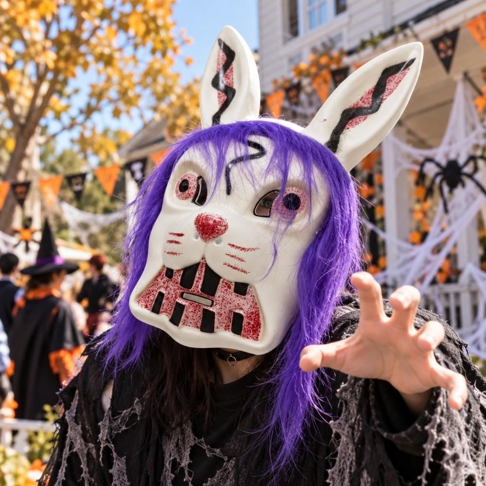 Blutig gruselige Tiere Maske Spukige erschreckende Cosplay Maske Halloween Hasenmaske Halloween Party