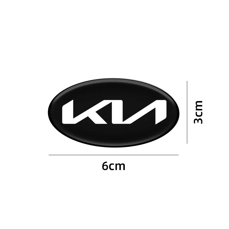 ACZ2 Car Steering Wheel Decoration Sticker Badge Auto Styling For Kia Rio Ceed Sportage Cerato Soul Decoration Accessories