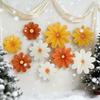 9Pcs/Set Hanging Ornaments Artificial Paper Flowers Decorative  Birthday Decor Supplies