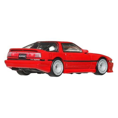 Hot Wheels Car Culture Ronin Run II '89 Toyota Supra Vehicle Toy Mini Car 3 Years Old and Up Red JBK90