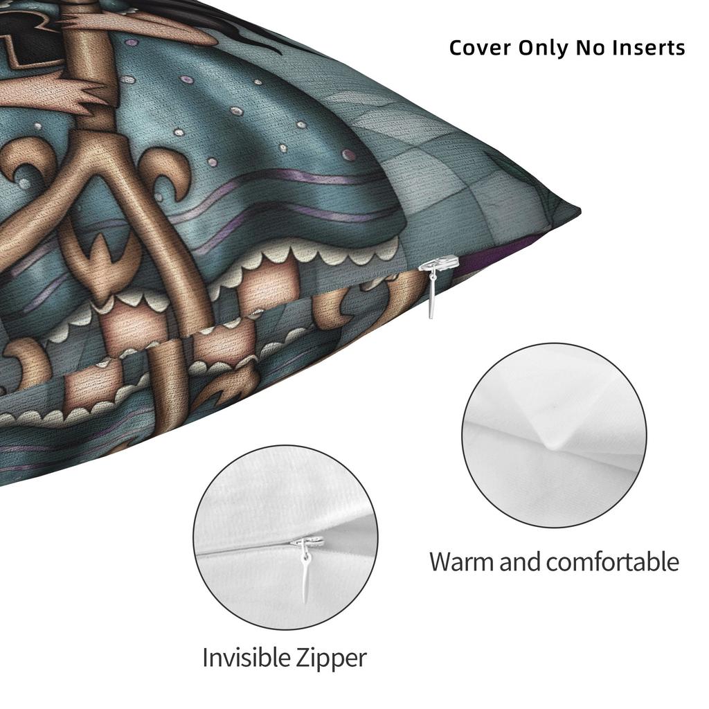 Pillow Case S-Santoro Gorjuss-MT Dream Girl Custom  Pillow Cover For Living Room Chair Retro Trendy Pillowcases