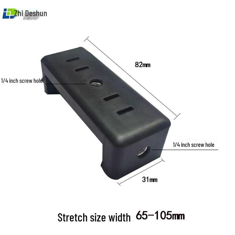 

Adjustable Phone Clip Stand for Live Streaming with Double Hole Spring Clamp