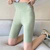 Elastic Tummy Control Women Leggings Tight Biker Shorts Hip Lift Yoga Shorts  Gym Fitness