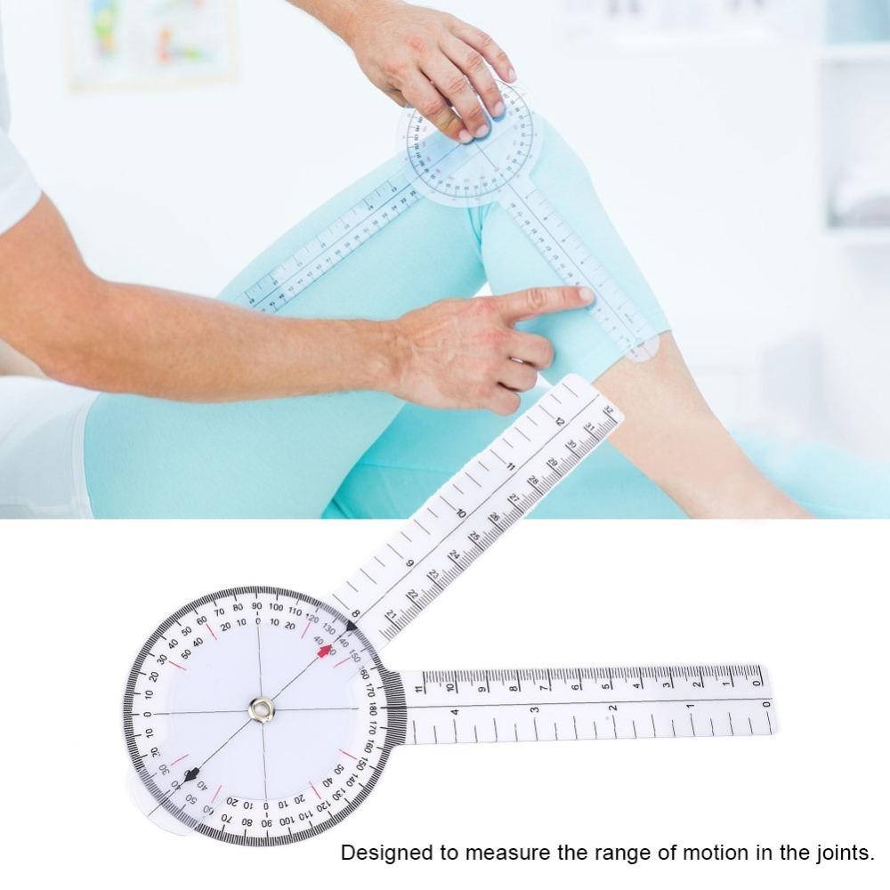 3 Stück Weißes Gesundheitswesen Goniometer 8 Zoll 3-teiliges Goniometer-Kit Goniometer-Set Physische Erholung