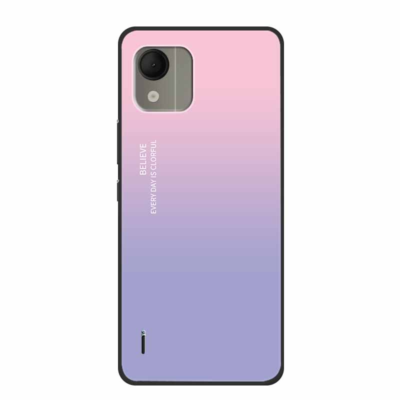 For Nokia C110 4G Case Luxury Silicone Back Cover for NokiaC110 Phone Coque C110 2023 Protector Shockproof Colorful Capas Bumper