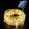 Rainbow 120 LED, 12m Outdoor Solar Neon Tube Lights, Waterproof Decorative Fairy Strip Lights