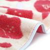 Imabari Towel Iori Face Towel NEW "tsubaki" Fluffy, Soft, and Highly Absorbent (Red)
