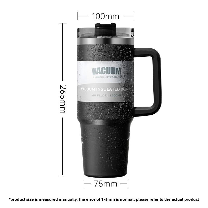 40oz Auto-Becher 304 Edelstahl Stroh Thermobecher Kalt Bullock Becher Auto Wasserbecher Wasserflasche Hydroflask Trinkflasche