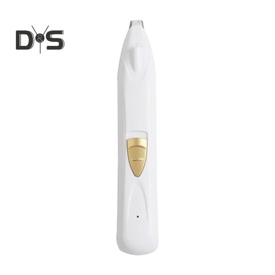 Electric Pet Hair Trimmer USB Rechargeable Dog Clipper with LED Light Quiet Pet Claw Trimmer for Cats Dogs Paws Face Ears
