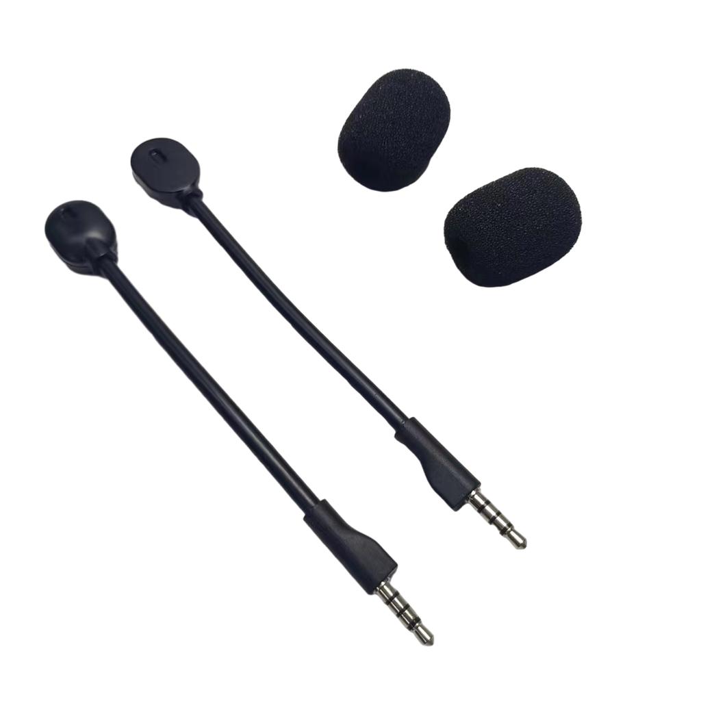 Foam Covered 3.5mm Boom Microphone Replacements for Arctis1 Headsets Enjoy Clear Game Sound Microphone 5.51inch