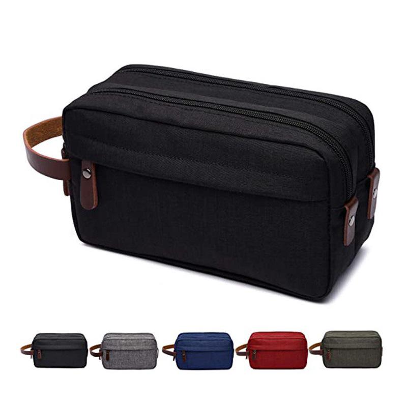 Men's Large Capacity Waterproof Toiletry Bag for Travel and Outdoor Use