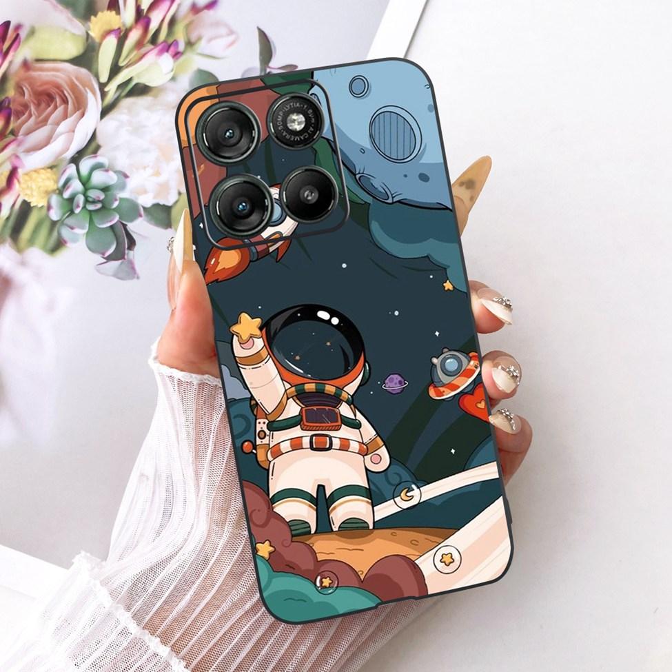 Hülle Für Motorola Moto G77 Hülle Ästhetisch Luxus Niedliche Katze Mode Schmetterling Cool Bemalte Abdeckung Für Motorola XT2621-4