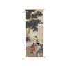 Chinese Style Zen Scroll Wall Art Painting Aesthetic Vintage Poster Semi-transparent Hanging Cloth Home Ancient Tea Room Decor