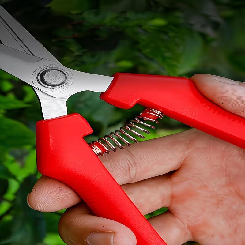 Mini Pruning Shears Garden Scissors for Indoor Plants, Sharp Stainless Steel Flower and Bonsai Trimming Tool for Houseplant Care and Gardening