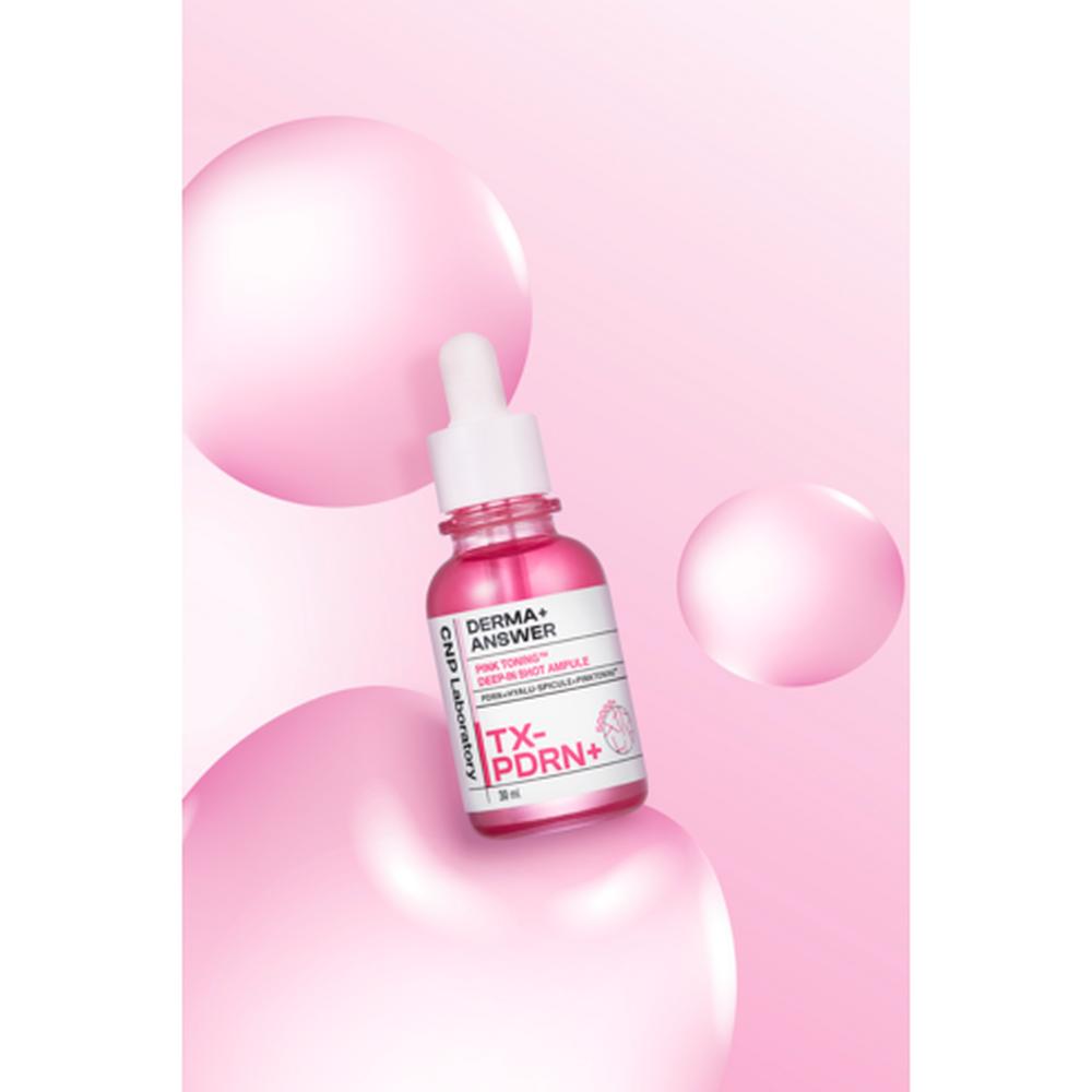 CNP LABORATORY Pink Toning Deep In-Shot Ampoule 30ml – Brightening & Tone Up Care, Korean
