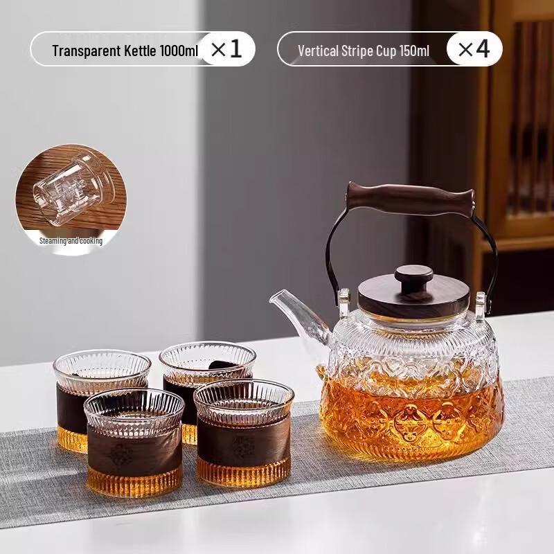 High Borosilicate Glass Multi-functional Teapot Kettle