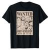 Worst Generation Wanted Poster One Piece TShirt Wanted Collection Graphic Print Pure Cotton Crew Neck High Street Fashion Tops