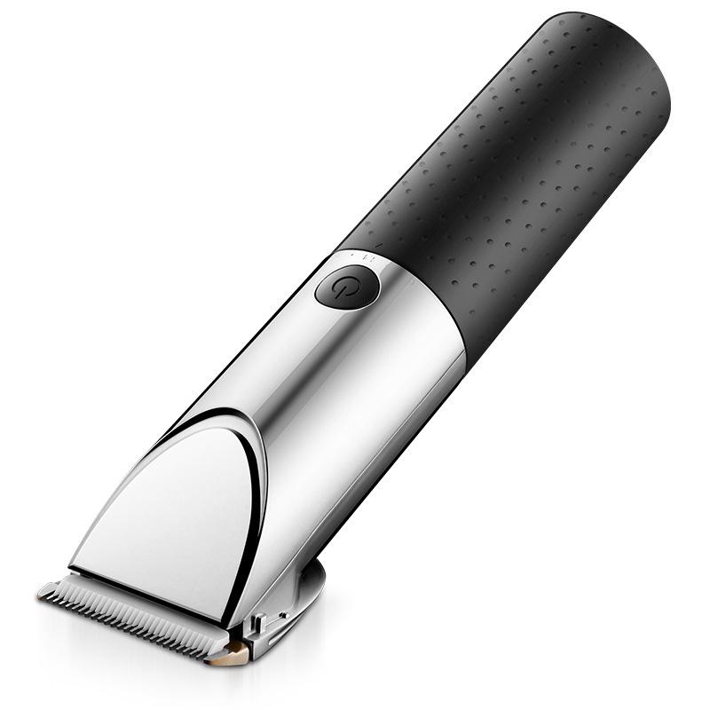 Rechargeable Electric Hair Clipper with LCD Display - Professional Haircut Set