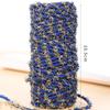 2.5mmx15m Glitter Metallic Braided Cord - 2-Ply Sparkle Rope for Gift Wrapping, Jewelry Making, Clothing Accessories & Craft DIY