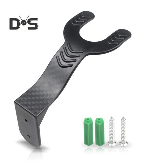 Wall Mount Motorcycle Helmet Holder with Screws Heavy Duty Motorbike Bicycle Sports Baseball Rugby Football Helmet Display Rack Hanger