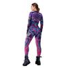 Multicolour Printing Holiday Party Women Adult Ghost Punk Style Cosplay Performance Costume Bodysuits Rompers