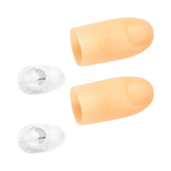 Magic Thumb Lights LED Magic Thumb Prank Toy Light Up Flashing Fingers Tips for Magic Stage Tricks Performance Props
