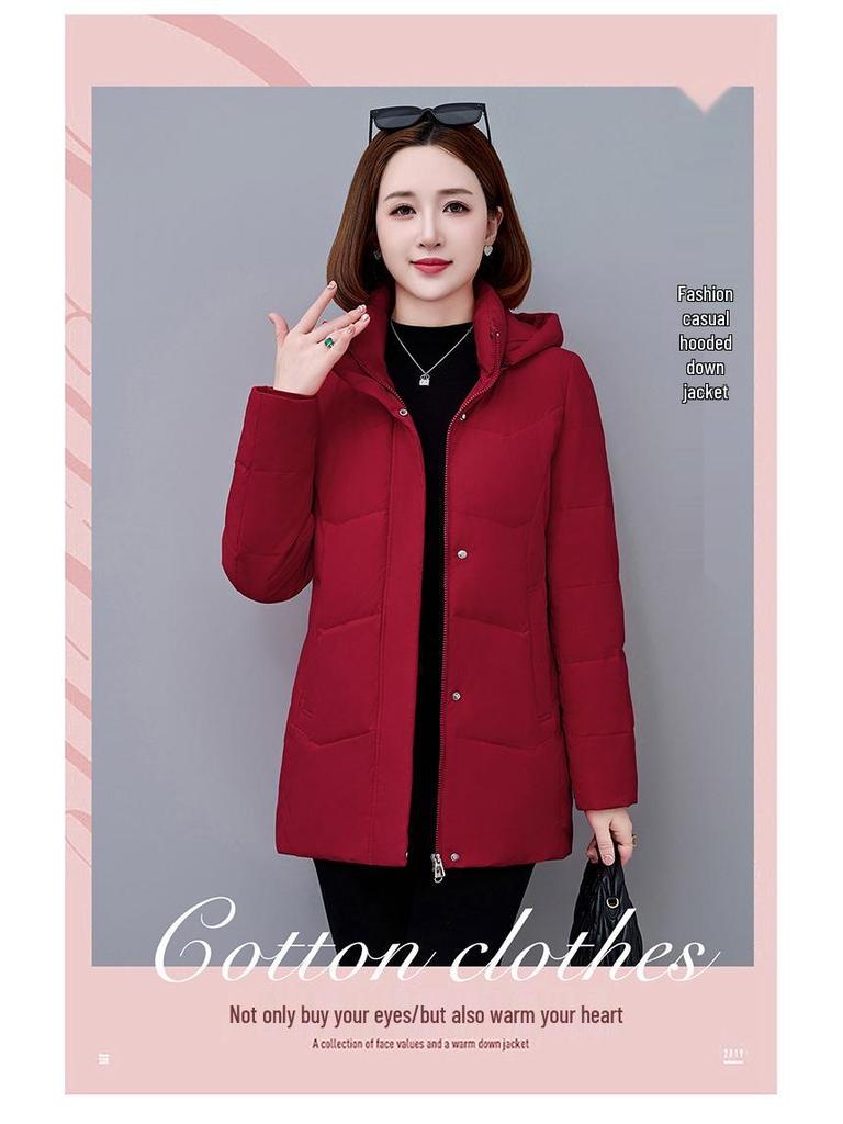 Women's Winter 2025 Thickened Down Jacket - Little Fragrance Style Trend