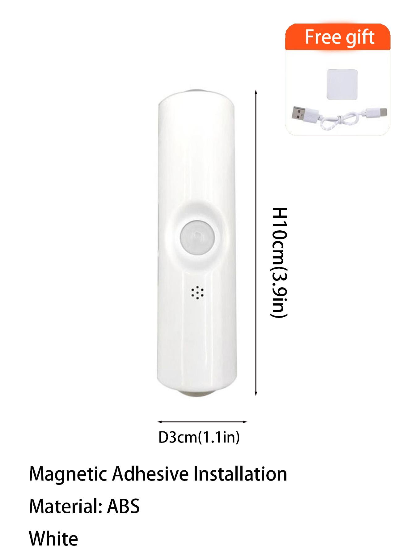 

Умные светодиодные ночники с датчиком движения, светодиодные перезаряжаемые магнитные настенные светильники, подходят для коридоров, спален, лестниц, ванных комнат Warm White (2700-3500K)