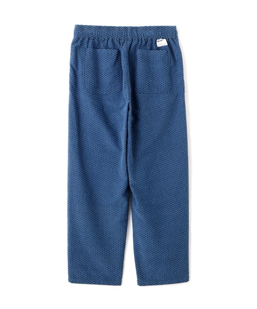 Schott SASHIKO PANTS, Men's, Size L (110), Blue, 782-5210012