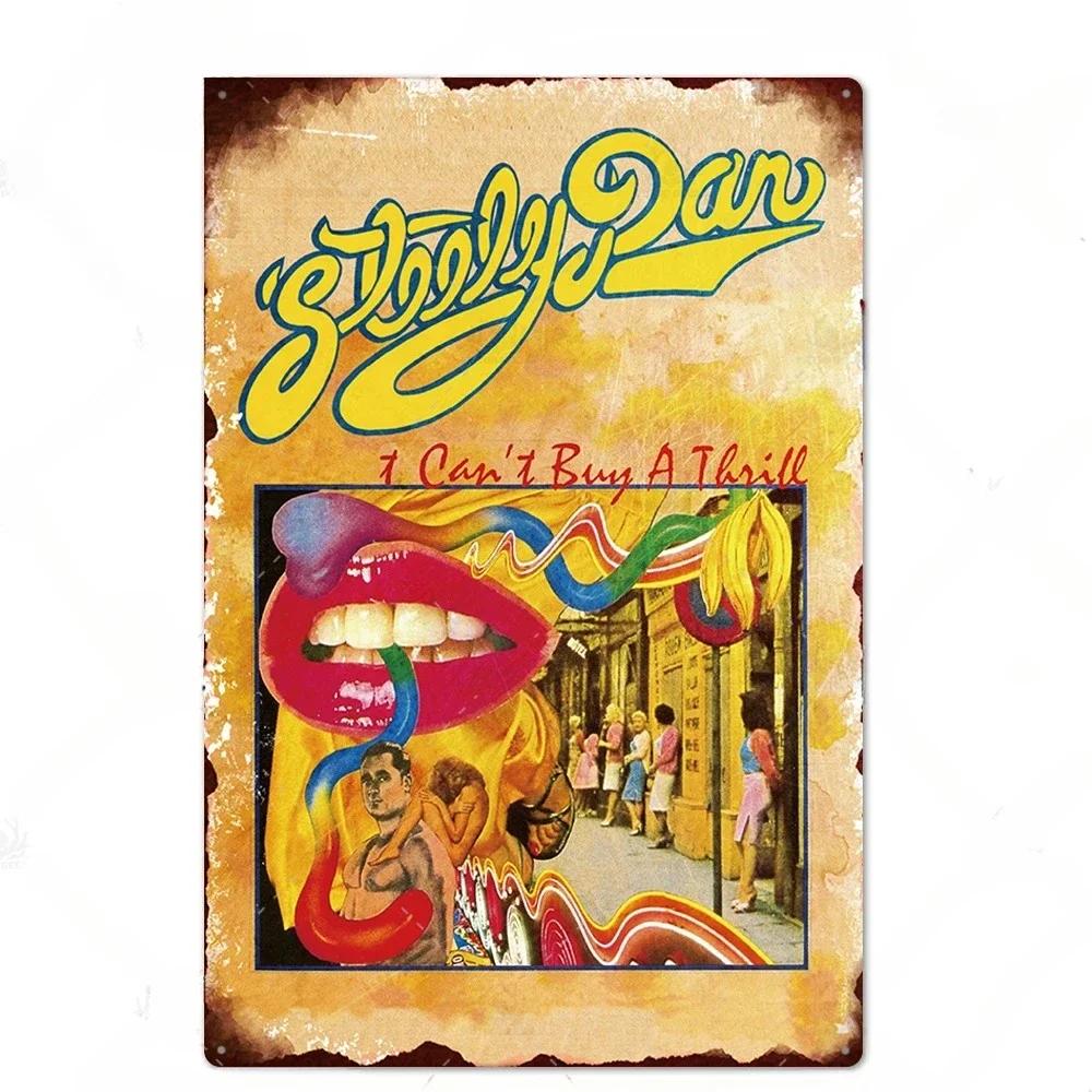 Rock Band Posters Decor Metal Signs Vintage Metal Tin Sign Plaque Metal Wall Plate Bar Club