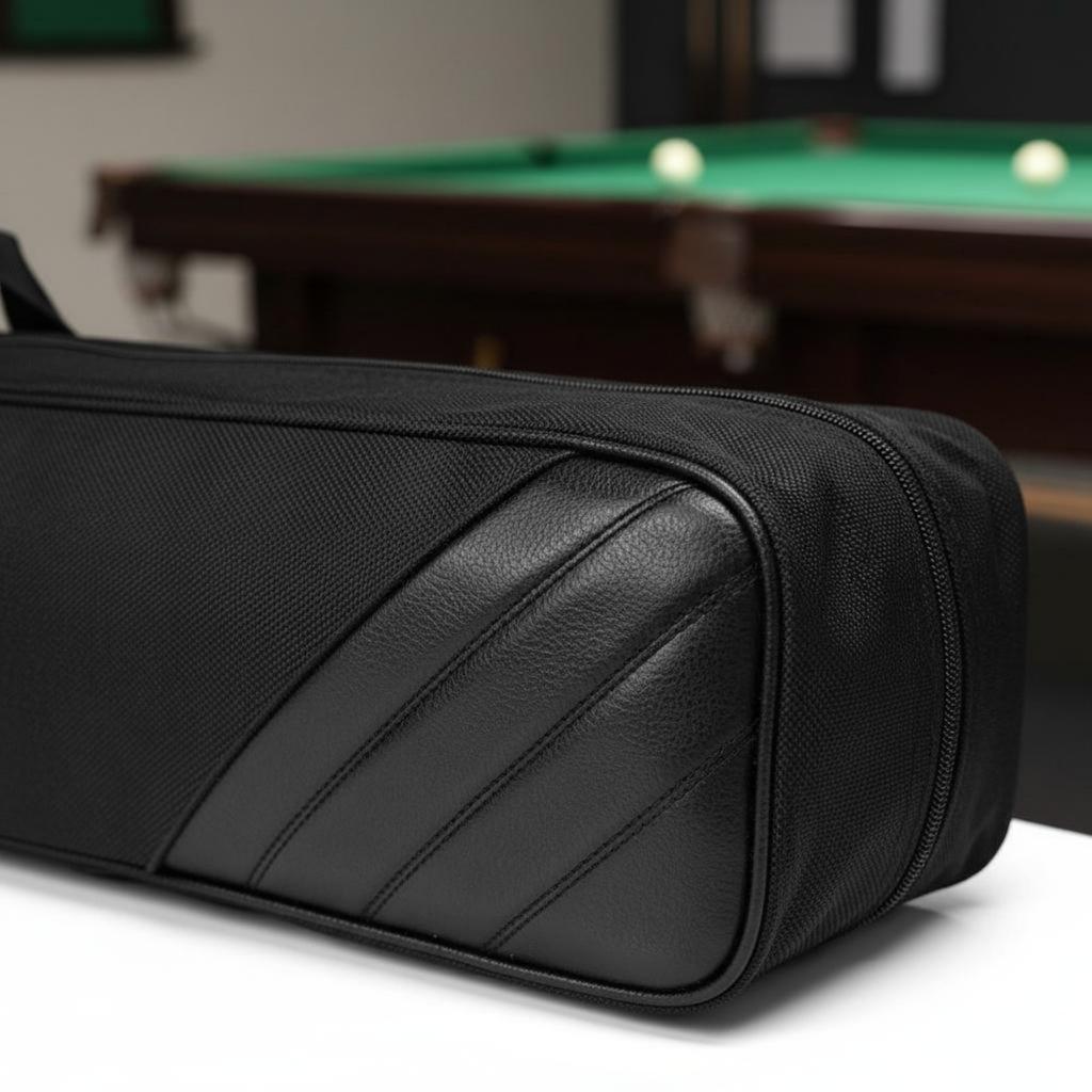 Bolsa para Taco Articulado de 34 Piezas Funda Resistente para Taco de 12 Piezas Bolsa de Almacenamiento para Palo de Snooker Agarre Cómodo Accesorio Deportivo Resistente al Agua