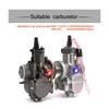 CNC Roter Motorradvergaser Aus Billet-Aluminium Mit Bequemer Luft-Kraftstoff-Gemischregelung Und Leerlaufregelung Für Keihin Pwk Vergaser 21 Mm-34 Mm