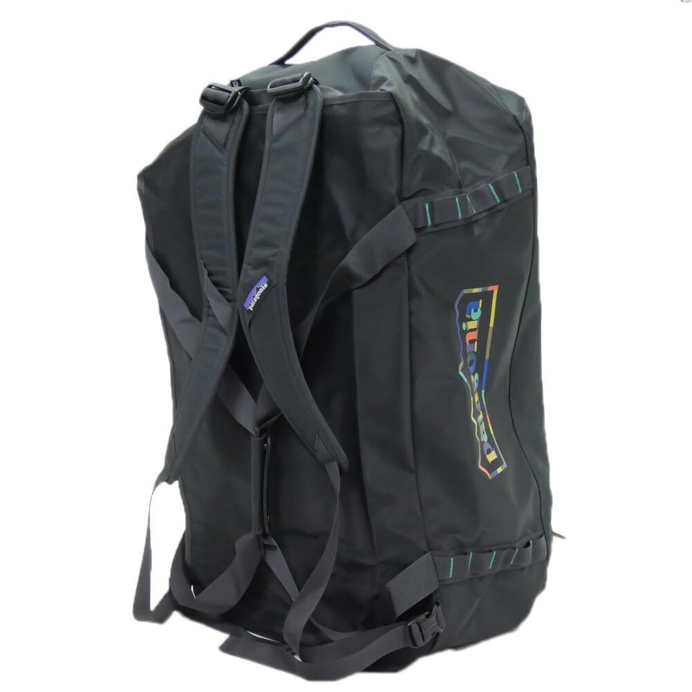 Duffle Bag 49348 BLACK HOLE DUFFEL 70L Hole UFIB Black X Turquoise Green [Patagonia] (Black Duffle) [Used]