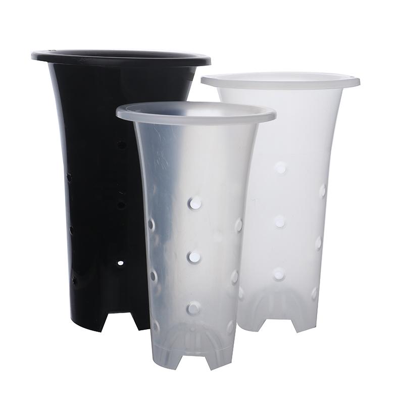 1 Stück Orchideentopf, Netzlöcher, Tasse, verdickter Blumentopf, atmungsaktive Kontrolle, Wurzelpflanzen-Pflanzgefäß, Vertiefung, Blumentopf für Gartendekore