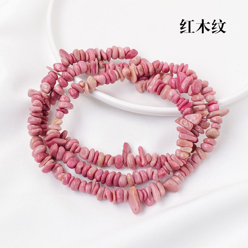 Natural white powder, yellow amethyst, crushed stone semi-finished product, DIY, Colored crystal stones, loose bead jewelry, accessories