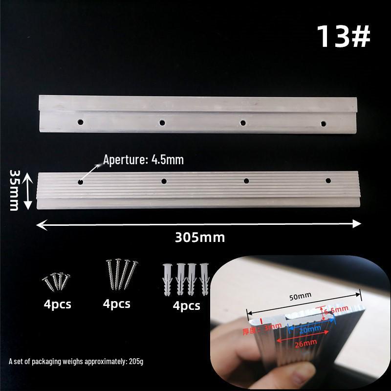 French Z-Shaped Anti-Slip Nail Hook Kit for Decorative Wall Panels