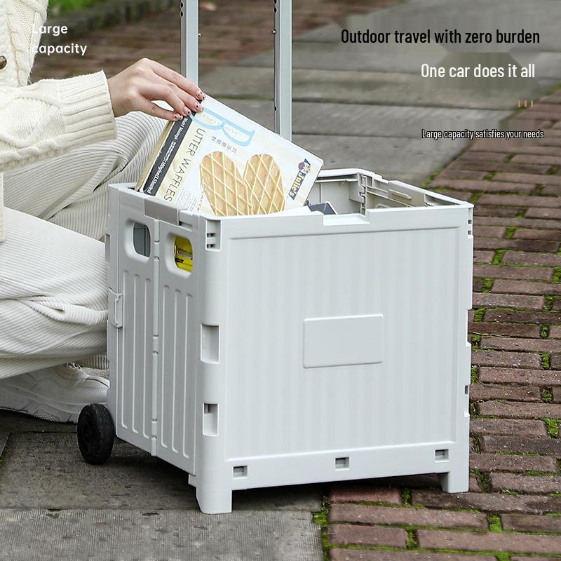 Portable Folding Mini Shopping Cart for Home and Camping Use